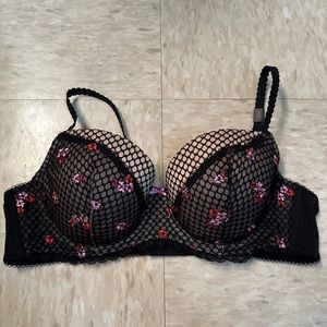Black Floral Bra (NWT)